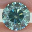 Round Diamond Fancy Green Loose 1.10 Carat VS1