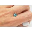 Loose Princess Diamond Fancy Turquoise 1.00 Carat SI1