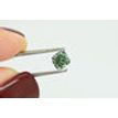 Cushion Cut Natural Diamond Green Color 0.86 Carat VS1 