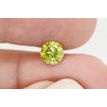 Round Cut Diamond Fancy Yellow Color 0.94 Carat SI1