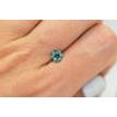 Loose Fancy Green Blue Round Diamond 0.95 Carat SI1 6.05 MM