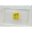Princess Cut Diamond Fancy Yellow Color Loose 1.00 Carat SI2 IGI Certified