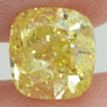 Cushion Cut Diamond Fancy Yellow Color SI1 1.01 Carat