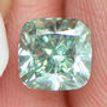 Cushion Diamond Fancy Green 1.02 Carat VS1