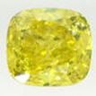 Cushion Diamond Fancy Yellow VS2 Certified 1.01 Carat
