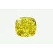 Cushion Diamond Fancy Yellow VS2 Certified 1.01 Carat