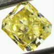 Fancy Yellow Radiant Diamond 0.91 Carat SI1