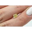 Fancy Yellow Radiant Diamond 0.91 Carat SI1