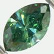 Marquise Cut Diamond Fancy Green Color 1.01 Carat VS2