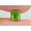 Cushion Shaped Diamond Fancy Green VS2 Certified 1.23 Carat