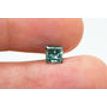 Loose Princess Diamond Fancy Turquoise 1.02 Carat I1