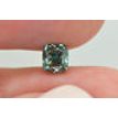 Cushion Cut Diamond Green Color 0.91 Carat SI1
