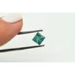 Fancy Turquoise Princess Diamond Loose 0.96 Carat I1