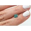 Fancy Turquoise Princess Diamond Loose 0.96 Carat I1