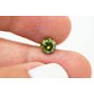 Fancy Olive Green Round Diamond 1.11 Carat VS2
