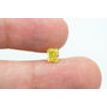 Loose Radiant Diamond Fancy Yellow 0.94 Carat SI1