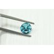 Loose Fancy Blue Round Diamond 0.75 Carat SI1