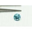 Loose Fancy Blue Round Diamond 0.75 Carat SI1
