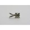 Diamond Solitaire Pendant Necklace Round 1/2 Carat G/SI2 14k White Gold 