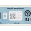 Round Cut Diamond Fancy Blue Green 0.34 Carat I1 IGI Certificate