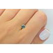 Loose Real Diamond Fancy Green Round Shape 0.45 SI1 Certified 4.75X4.68 MM