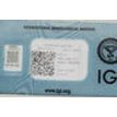 Blue Round Diamond 0.41 Carat I1 IGI Certified Sealed