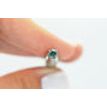 Loose Real Diamond Fancy Green Round Shape 0.45 SI1 Certified 4.75X4.68 MM
