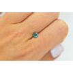 Loose Diamond 0.55 Carat Round Cut Fancy Green Color Enhanced SI1 Certified 5.11X5.06 MM For Engagement Ring