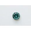 Loose Blue Diamond Round Cut Fancy Color SI1 Real Enhanced 1.51 Carat For Ring