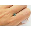 Fancy Vivid Green Color Round Shape Enhanced Loose Real Diamond 0.48 Carat VS2 For Engagement Ring