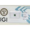 Cushion Cut Diamond Fancy Green Color 0.57 Carat SI2 IGI Certificate