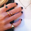 Black Diamond Engagement Ring IGI Certified 14K Solid Yellow Gold 1.60TCW