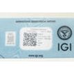 Marquise Diamond Fancy Blue SI1 0.58 Carat IGI Certified
