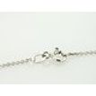 Black Diamond Solitaire Pendant Necklace Round IGI 14K White Gold 1.31 Carat