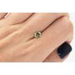 Round Diamond Certified 1.07 Carat SI1 Natural Fancy Yellowish Brown