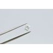 Princess Shape Diamond Loose 0.90 Carat F/SI2 Certified Natural Enhanced Real
