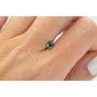 Cushion Cut Diamond Green Color 0.91 Carat SI1