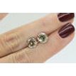 Round Cut Diamond Pair Fancy Champagne Color SI1 4.21 TCW