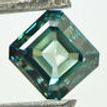 Asscher Diamond Fancy Blue Color 1.01 Carat VVS1
