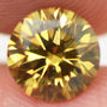 Loose Fancy Champagne Round Diamond One Carat VS2