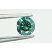 Loose Round Diamond Fancy Blue 0.61 Carat VS2