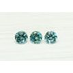 Blue Round Matching Diamonds 0.71 TCW VS2