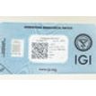 Cushion Shape Diamond Fancy Blue 1.42 Carat SI1 Natural IGI Certified