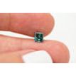 Fancy Blue Princess Diamond 0.75 Carat I1 5.10X4.94 MM
