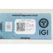 Round Cut Diamond Fancy Blue Color 0.38 Carat SI1 IGI Certificate