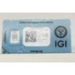 Round Cut Diamond Fancy Blue Color 0.31 Carat SI1 IGI Certificate