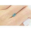 Marquise Diamond Fancy Blue Color 0.53 Carat VS2