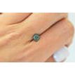 Asscher Cut Diamond Fancy Blue 1.08 Carat VVS2
