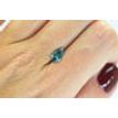 Pear Shape Diamond VS2 Certified Fancy Blue 1.00 Carat