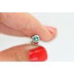 Round Diamond Fancy Green Loose 0.64 Carat SI1 5.35MM